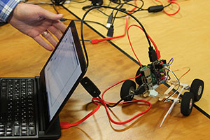 Physical computing Raspberry Pie mini computer