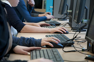 Students Searching Online