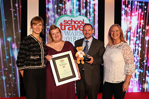 YHA winning Best Residential Experience provider award