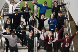 School children at The Circular Economy Showcase