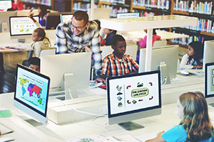 Stone Group advise on technology – shown here in use in a school