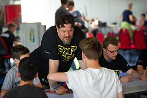 Children and teachers at FXP Festival