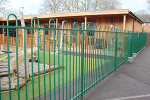 A Jackon's Fencing fence boosts school security