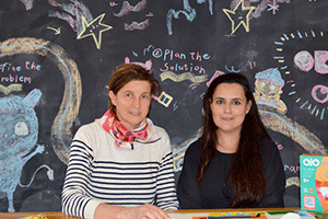 OKIDO-joint-founder-Dr-Sophie-Dauvois-&-OjO-founder-Maha-Khawaja-with-the-Which-Way--coding-board-game.jpg