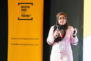 Najwa Jawahar at the Rocking Ur Teens careers event