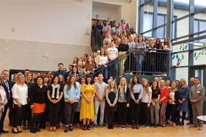 Group shot of Aberdeenshire's newest teachers