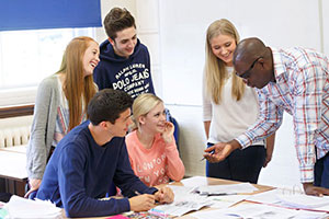 Students at Justin Craig Education
