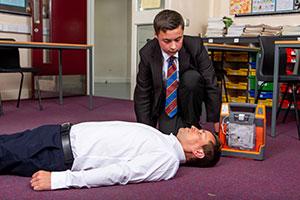 New Defibrillator For Schools