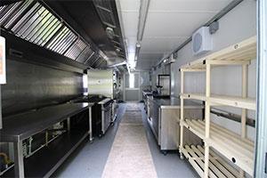 Temporary catering facilities for schools
