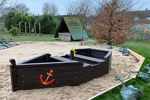 school play equipment - recycling fights climate change