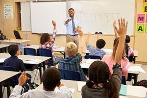 Mindfulness for year 7 transition - adult male teacher