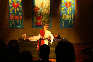 Boy on stage at Reflect Theatre in Education