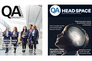 QA Education and Head Space magazines