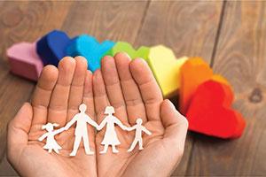 Kalmer Counselling - family in hands