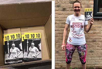 Laura 'Birdy' Bird 10 Marathans in 10 days to raise money for those who saved her life