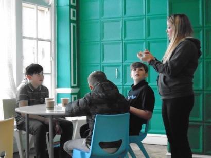 Children at Gretton School
