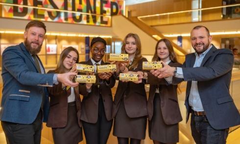 Heckmondwike Grammar School pupils and teachers