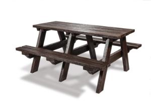 A picnic bench