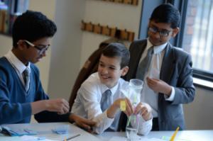 Children in a science lesson