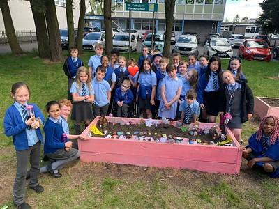 Outdoor learning at St Catherine's Primary, Glasgow