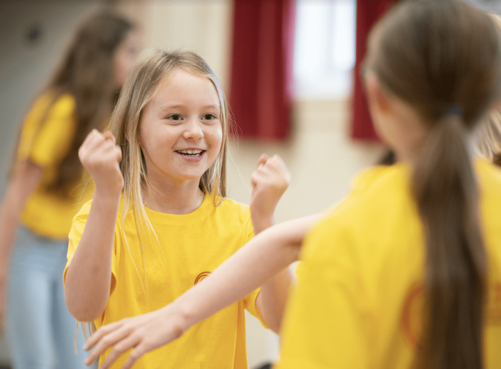 Children taking part in a workshop