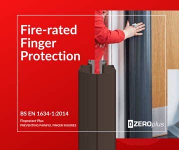 Zeroplus fire-rated finger protection